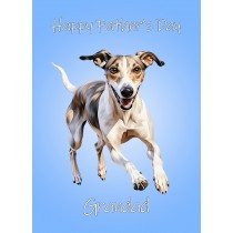 Husky Dog Fathers Day Card For Grandad