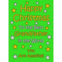 Grandfather Christmas Card (Green)