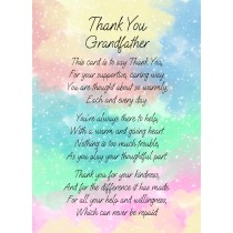 Thank You Poem Verse Card For Grandfather