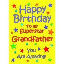 Grandfather Birthday Card (Yellow)
