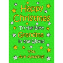 Grandma Christmas Card (Green)