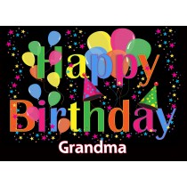 Happy Birthday 'Grandma' Greeting Card