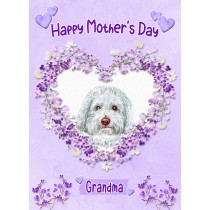 Labradoodle Dog Mothers Day Card (Happy Mothers, Grandma)