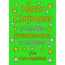 Grandmother Christmas Card (Green)