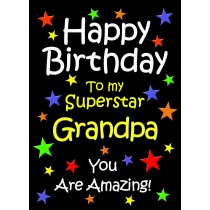 Grandpa Birthday Card (Black)