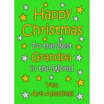 Grandpa Christmas Card (Green)