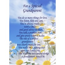 Special Grandparent Poem Verse Greeting Card