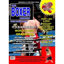 Boxer/Boxing Grandson Birthday Card Magazine Spoof