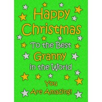 Granny Christmas Card (Green)