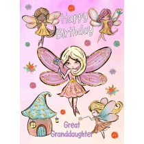 Birthday Card For Great Granddaughter (Fairies, Princess)