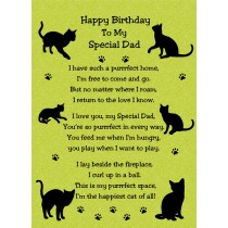 from The Cat Verse Poem Birthday Card (Green, Special Dad)