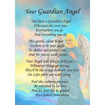 Guardian Angel Poem Verse Greeting Card