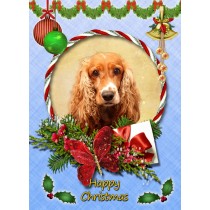 Cocker Spaniel Christmas Card