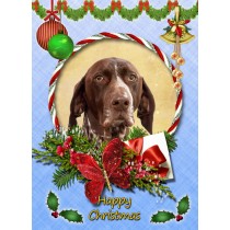 German Short Haired Pointer Christmas Card