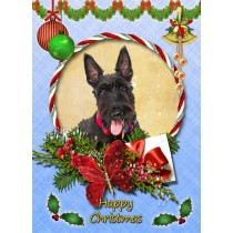 Scottish Terrier Christmas Card