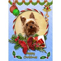 Yorkshire Terrier christmas card