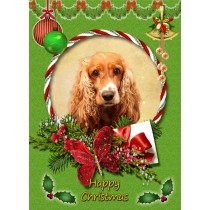 Cocker Spaniel christmas card