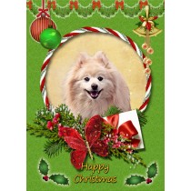 Pomeranian christmas card