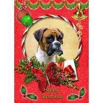 Boxer Christmas Card