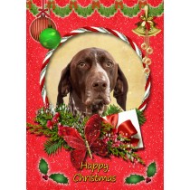 German Short Haired Pointer christmas card