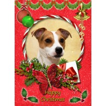 Jack Russell christmas card