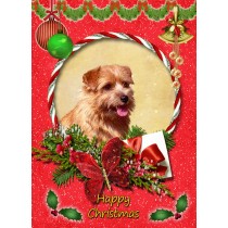 Norfolk Terrier christmas card