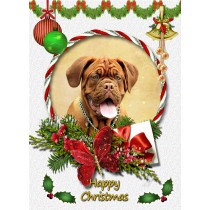 Dogue de Bordeaux christmas card