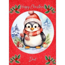 Christmas Card For Dad (Globe, Penguin)