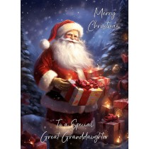 Christmas Card For Great Granddaughter (Santa Claus)