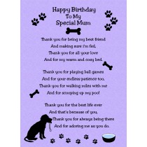 From the Dog Birthday Card (Lilac)
