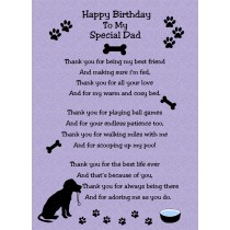 From the Dog Birthday Card (Purple)