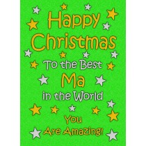 Ma Christmas Card (Green)