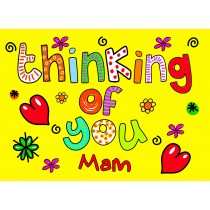 Thinking of You 'Mam' Greeting Card