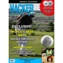 Golf 'Hacker' Mate Funny Birthday Card Magazine Spoof