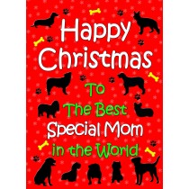 From The Dog  Christmas Card (Special Mom, Red)