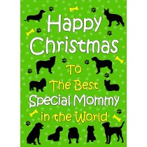 From The Dog  Christmas Card (Special Mommy, Green)