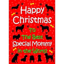 From The Dog  Christmas Card (Special Mommy, Red)