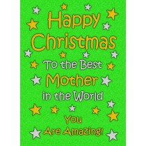 Mother Christmas Card (Green)