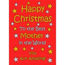 Mother Christmas Card (Red)