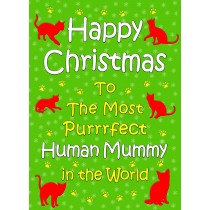 From The Cat Christmas Card (Human Mummy, Green)