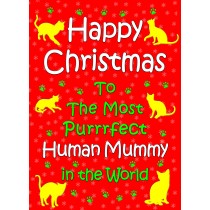 From The Cat Christmas Card (Human Mummy, Red)