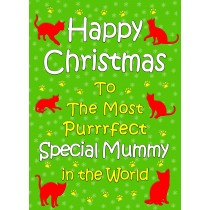 From The Cat Christmas Card (Special Mummy, Green)