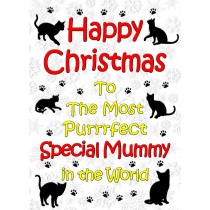 From The Cat Christmas Card (Special Mummy, White)