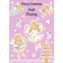 Angel Mummy Christmas Card 'Merry Christmas'