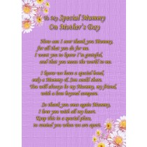 Mother's Day Poem Verse Greeting Card