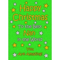 Nan Christmas Card (Green)