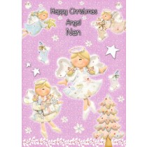 Angel Nan Christmas Card 'Happy Christmas'