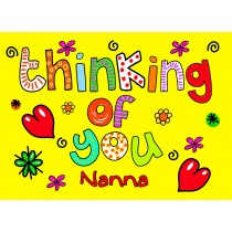Thinking of You 'Nanna' Greeting Card