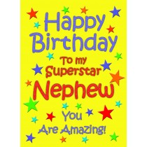 Nephew Birthday Card (Yellow)