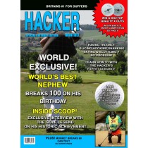 Golf 'Hacker' Nephew Funny Birthday Card Magazine Spoof